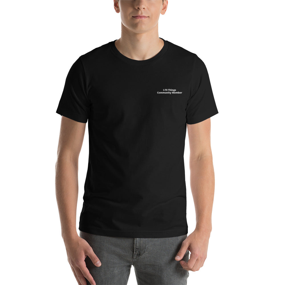 Embroidered I-70 Things 'Community Member' Short-Sleeve T-Shirt