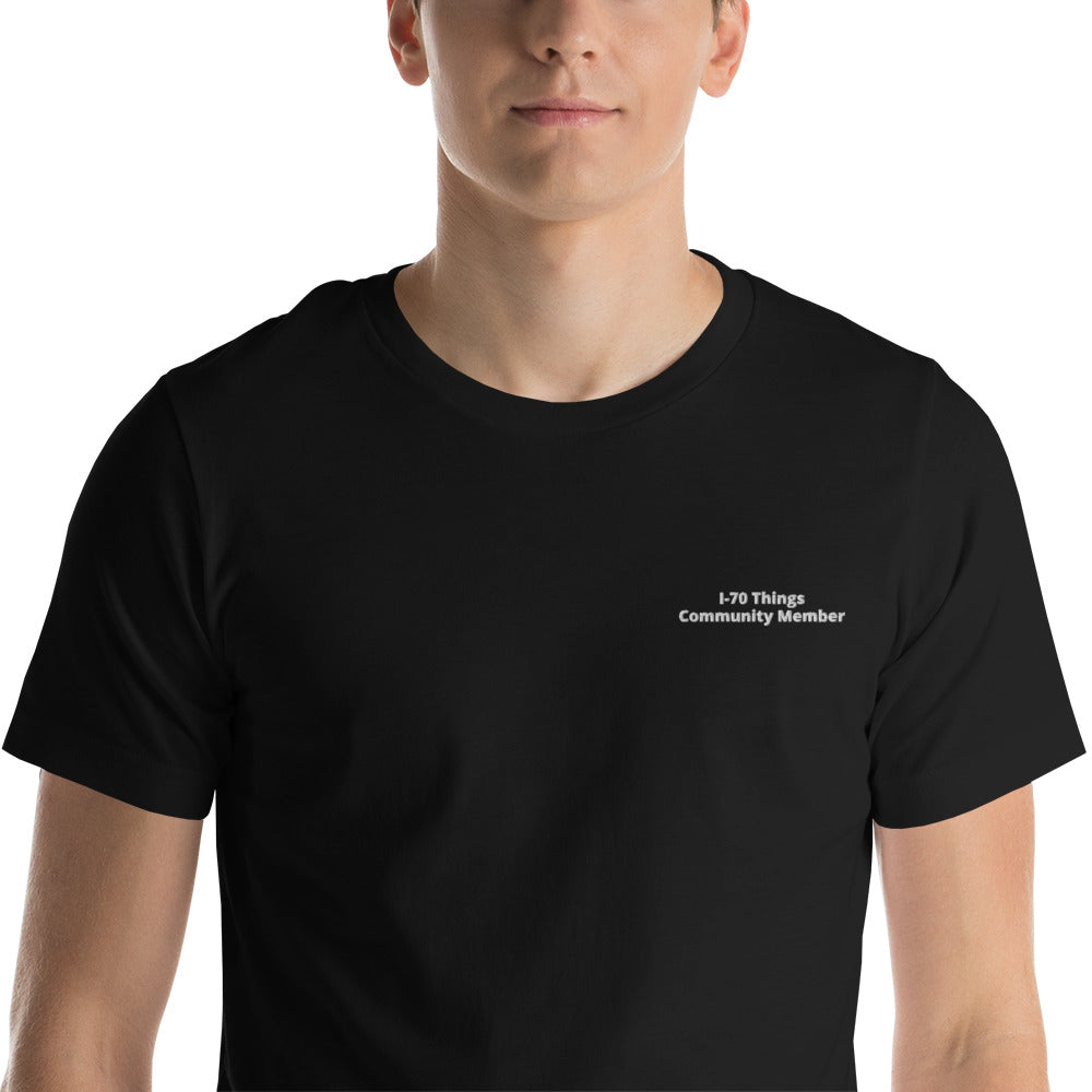 Embroidered I-70 Things 'Community Member' Short-Sleeve T-Shirt