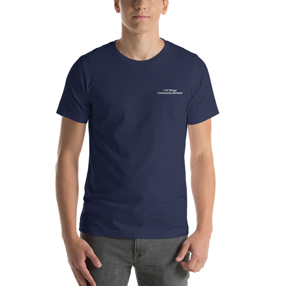 Embroidered I-70 Things 'Community Member' Short-Sleeve T-Shirt