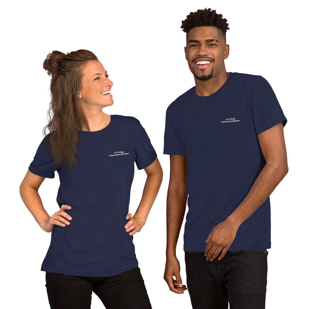 Embroidered I-70 Things 'Community Member' Short-Sleeve T-Shirt