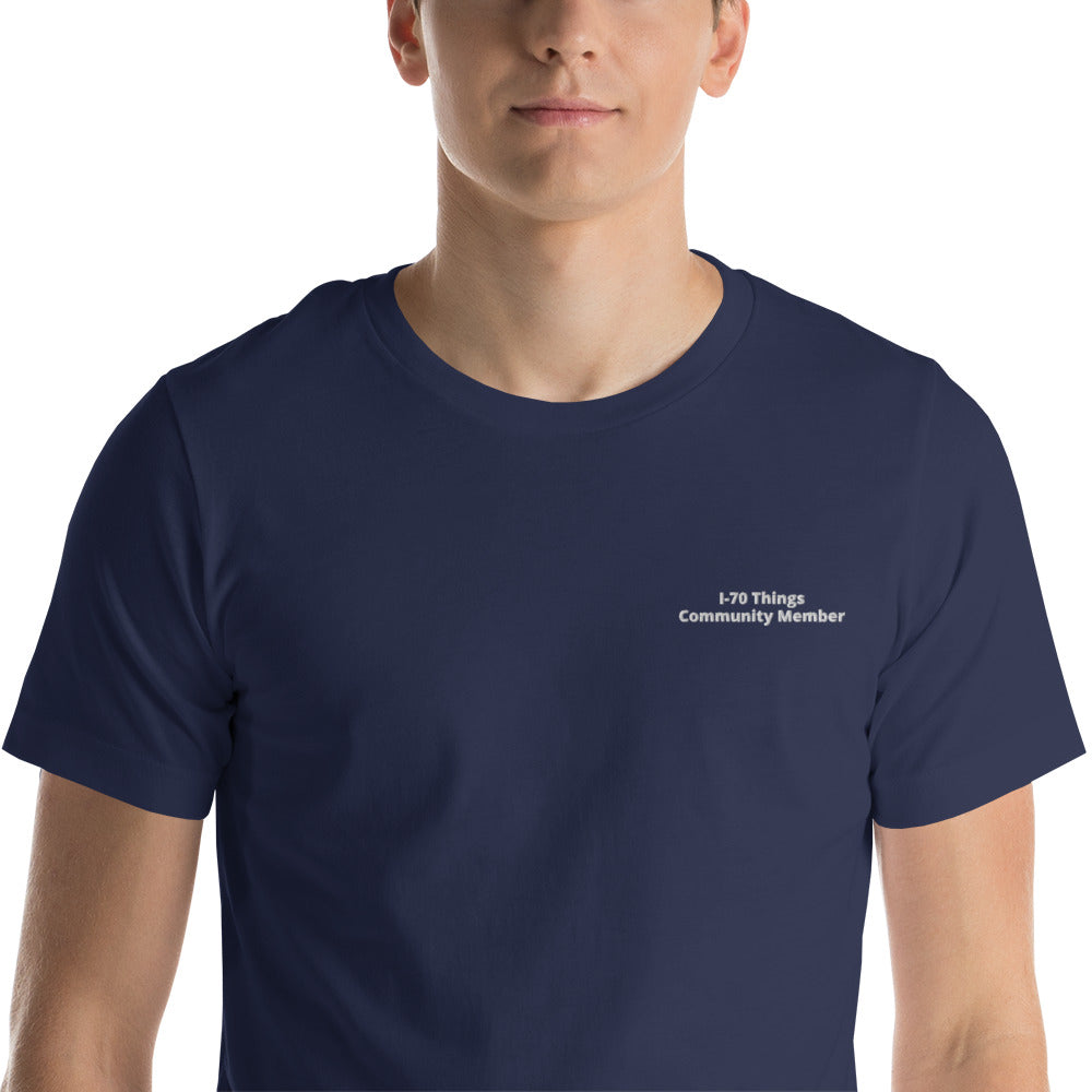 Embroidered I-70 Things 'Community Member' Short-Sleeve T-Shirt